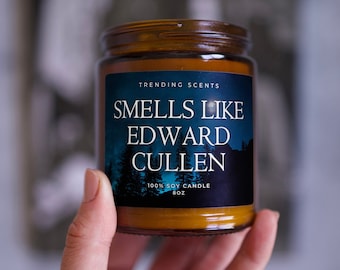 Smells Like Edward Cullen Candle | Soy Wax Candle | Gift Candle | Funny Candles | Twilight Inspired Gift Candle