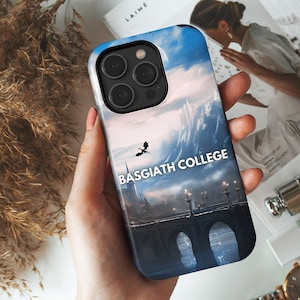 Fourth Wing Inspired Tough Phone Case | Basgiath War College Dragon Rider iPhone Case Violet Sorrengail | Bookish Inspired Merch