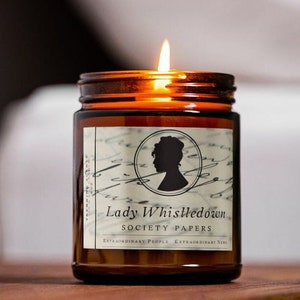Bridgerton Lady Whistledown Inspired Candle | Gift Candle | Gift For Her | Book Lover Gift | Gift For Friend
