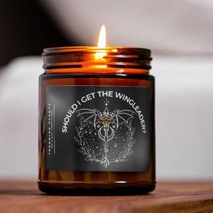 Fourth Wing Inspired Xaden Riorson Quote Candle | Bookish Candles | Fourth Wing Gift Candle | Gift for Book Lovers | Fourth Wing Merch
