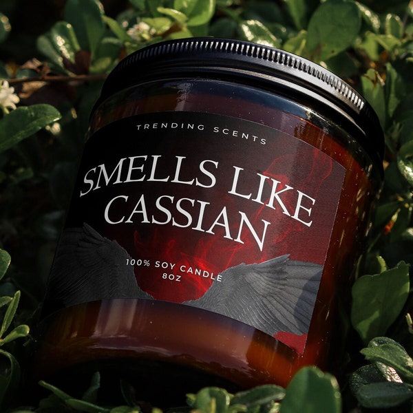 Smells Like Cassian Candle | Soy Wax Candle | Gift Candle | Bookish Candles | Gift for Her | Birthday Gift Idea | Book Lover Gift | ACOTAR