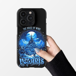 The House of Wind Acotar Inspired Tough iPhone Case | SJM / Acotar / Bookish Velaris | Rhysand | Iphone 15 Bookish Phone Case