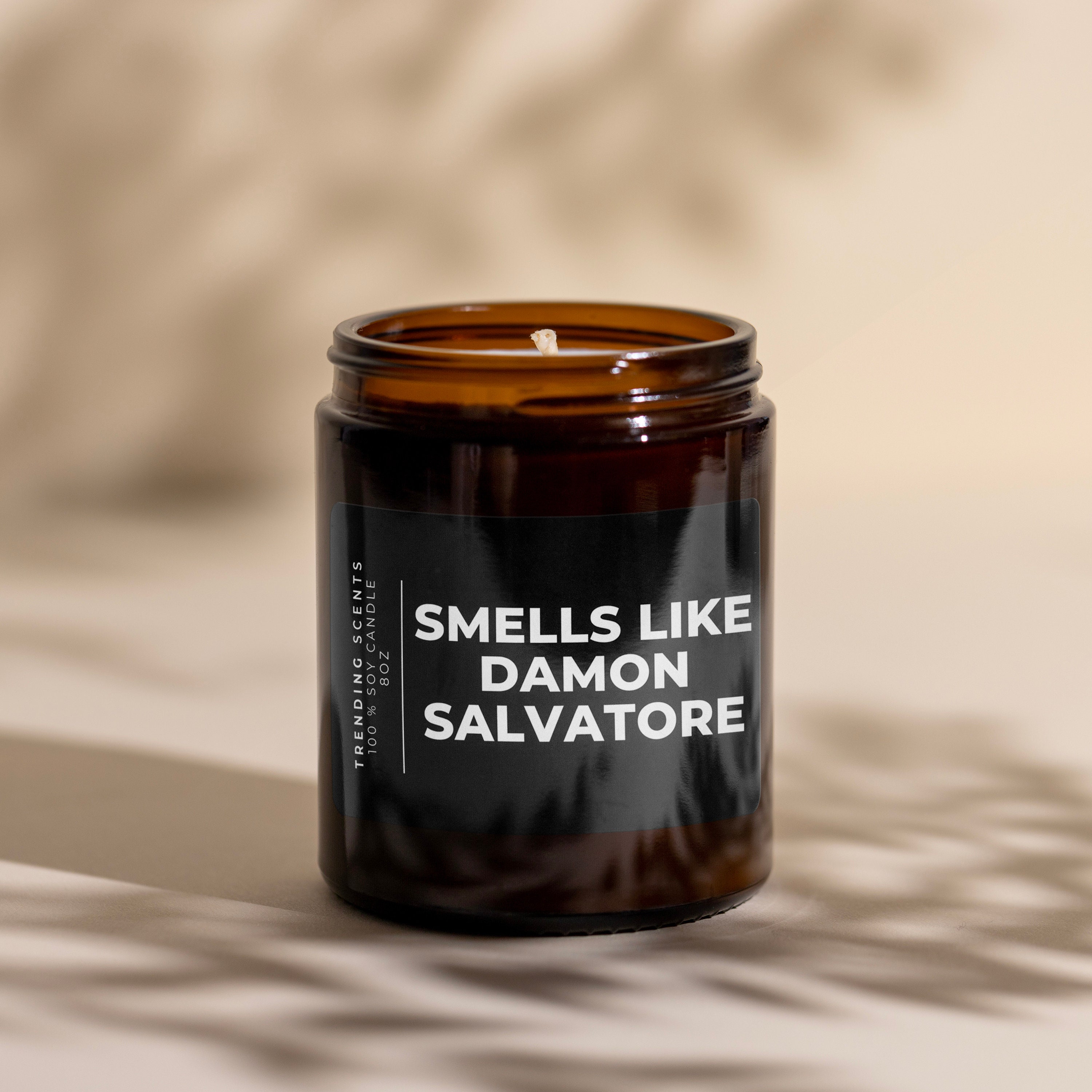 Smells Like Damon Salvatore Candle TVD Inspired Soy Wax Candle Gift