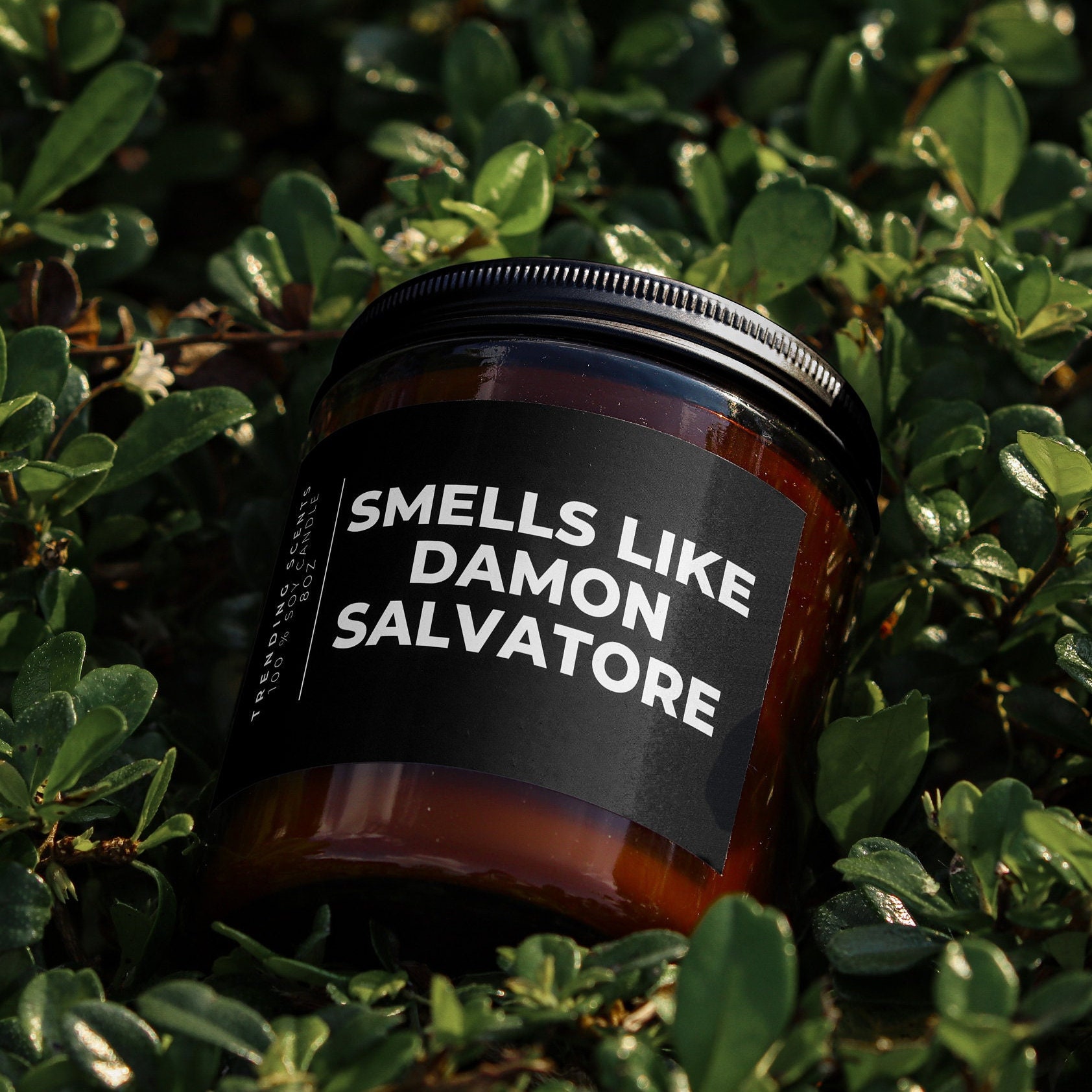 Smells Like Damon Salvatore Candle TVD Inspired Soy Wax Candle Gift