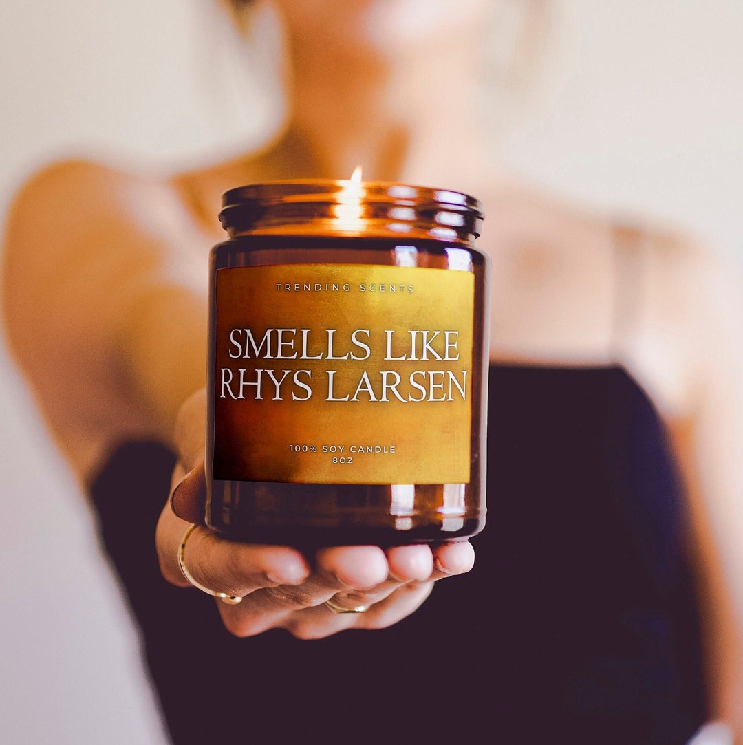 Smells Like Rhys Larsen Candle Booktok Books Gift Candle Bookish