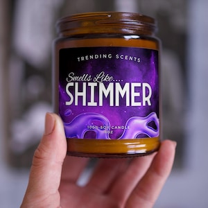 Smells Like Shimmer Arcane Inspired Candle | Anime Fan Gift | Nerdy Gift for Her / Him | Arcane Inspired Gift Candle | LoL Inspired Gift