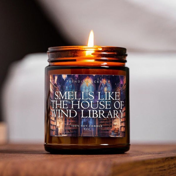 Library Candle Etsy