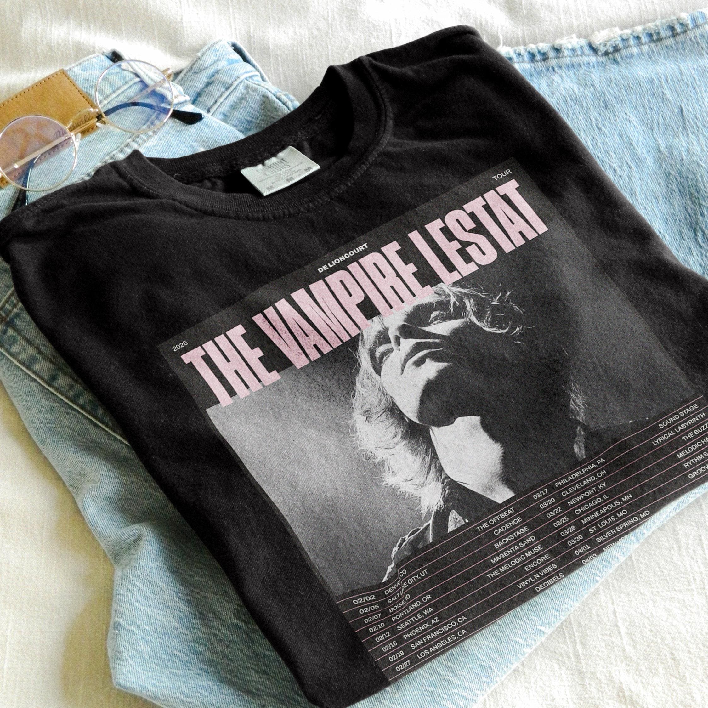 Lestat World Tour Inspired Vintage Washed Tshirt | Vampire Lover | Lestat Fan | Gift For Her | Lestat De Lioncourt | The Vampire Lestat