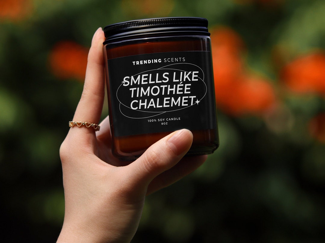 Smells Like Timothée Chalamet Candle Soy Wax Candle Gift Candle Candles