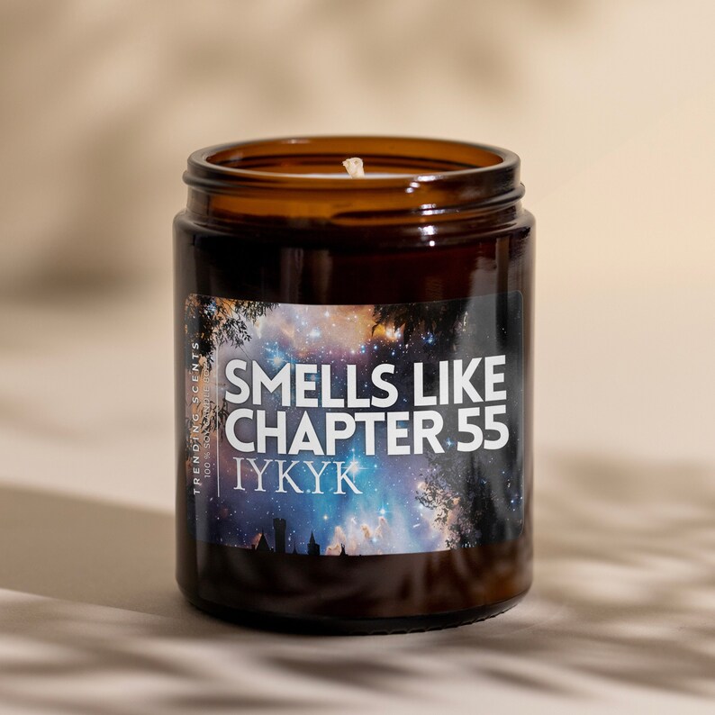 Smells Like Chapter 55 Candle Soy Wax Candle Gift Candle Bookish