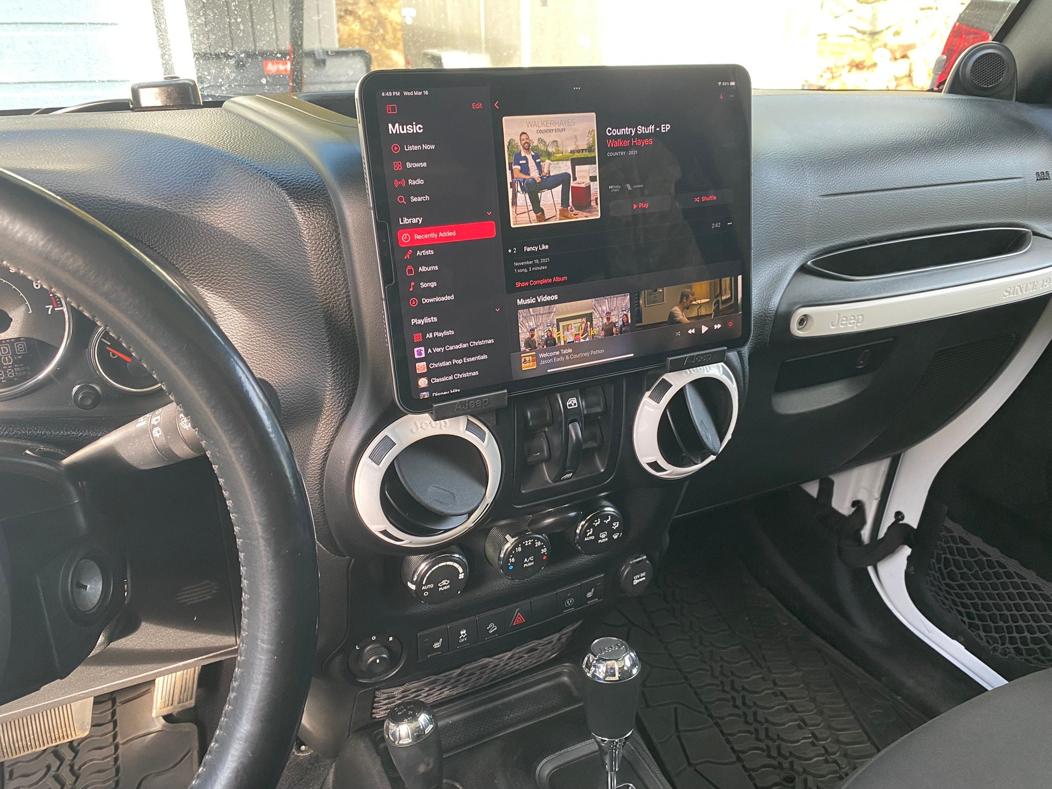 Ipad Phone and Tablet Mount for Jeep Wrangler JK 2007-2018 - Etsy