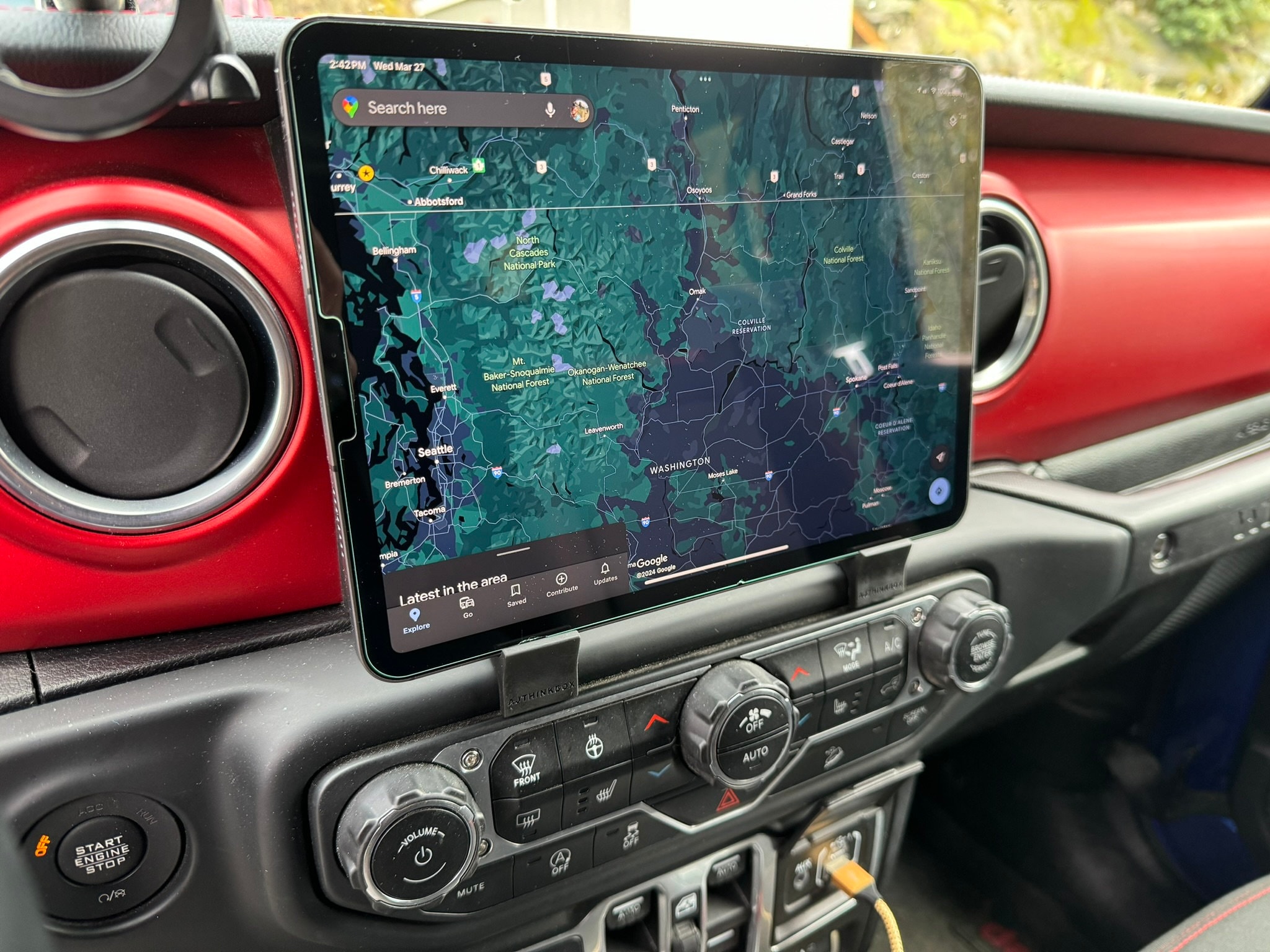 iPad - jeep様 Jeep Wrangler JK 2011-2018用iPad、携帯電話、タブレット