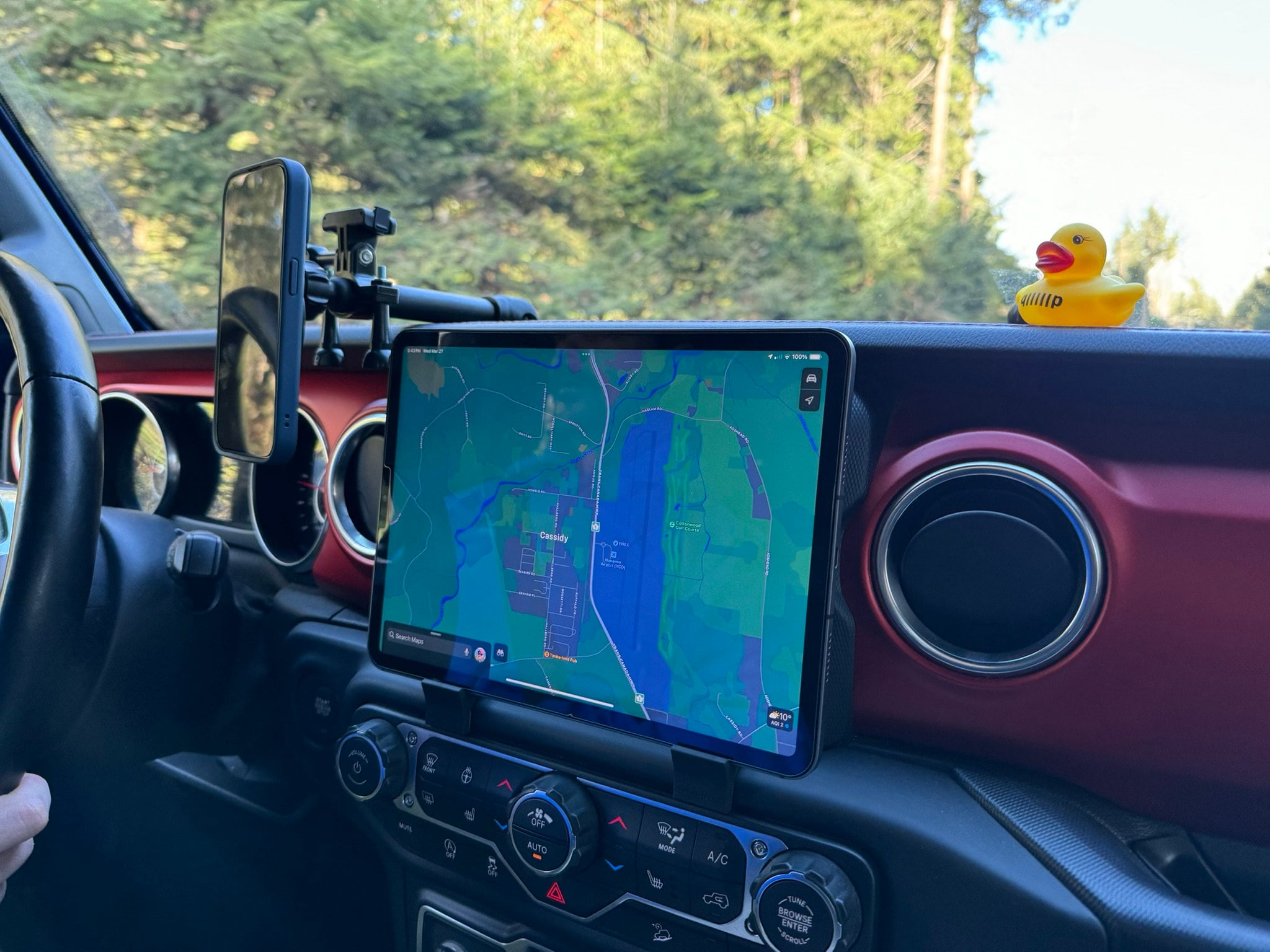 IPad /tablet Mount for Jeep Wrangler JL and Jeep Gladiator JT 2018