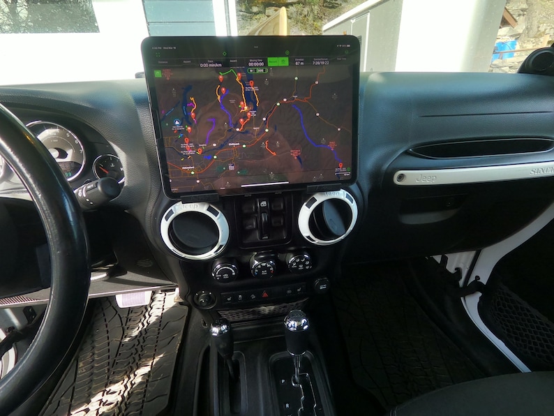 Ipad Phone and Tablet Mount for Jeep Wrangler JK 20072018 Etsy
