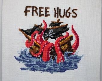 Free Hugs Cross-Stitch