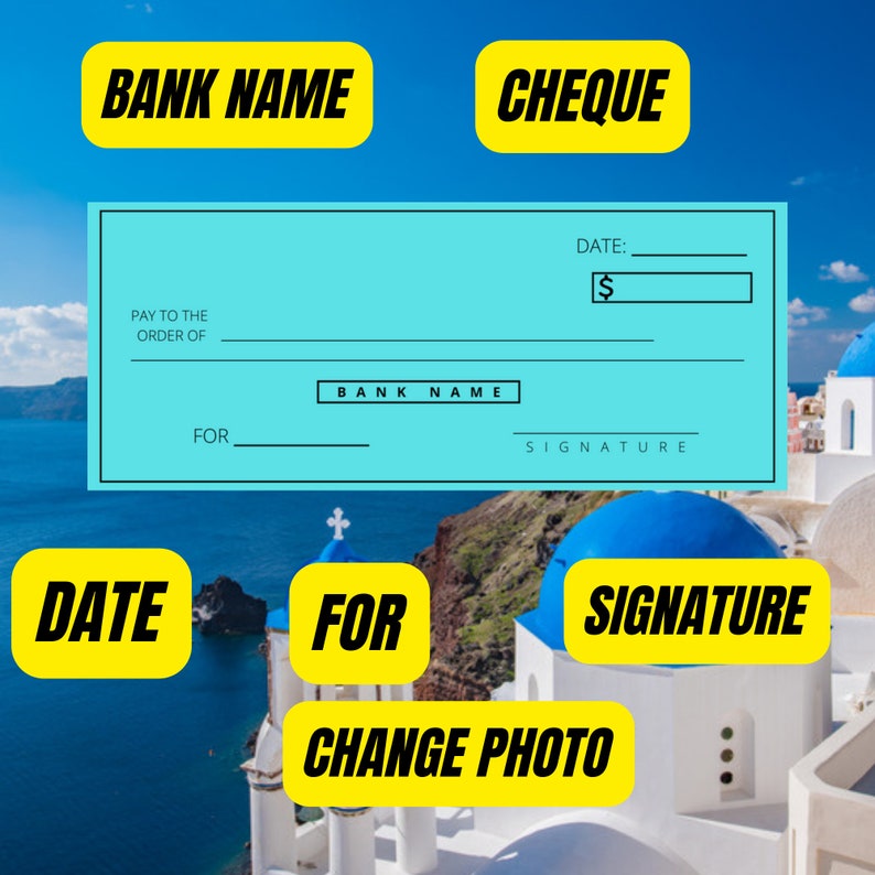 Blank Cheque Blank Checks Blank Check Template Svg Etsy