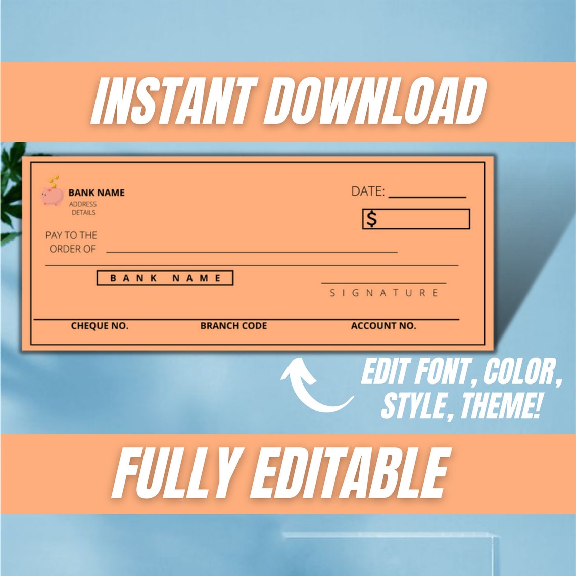 Blank Cheque Blank Checks Blank Check Template Svg Etsy