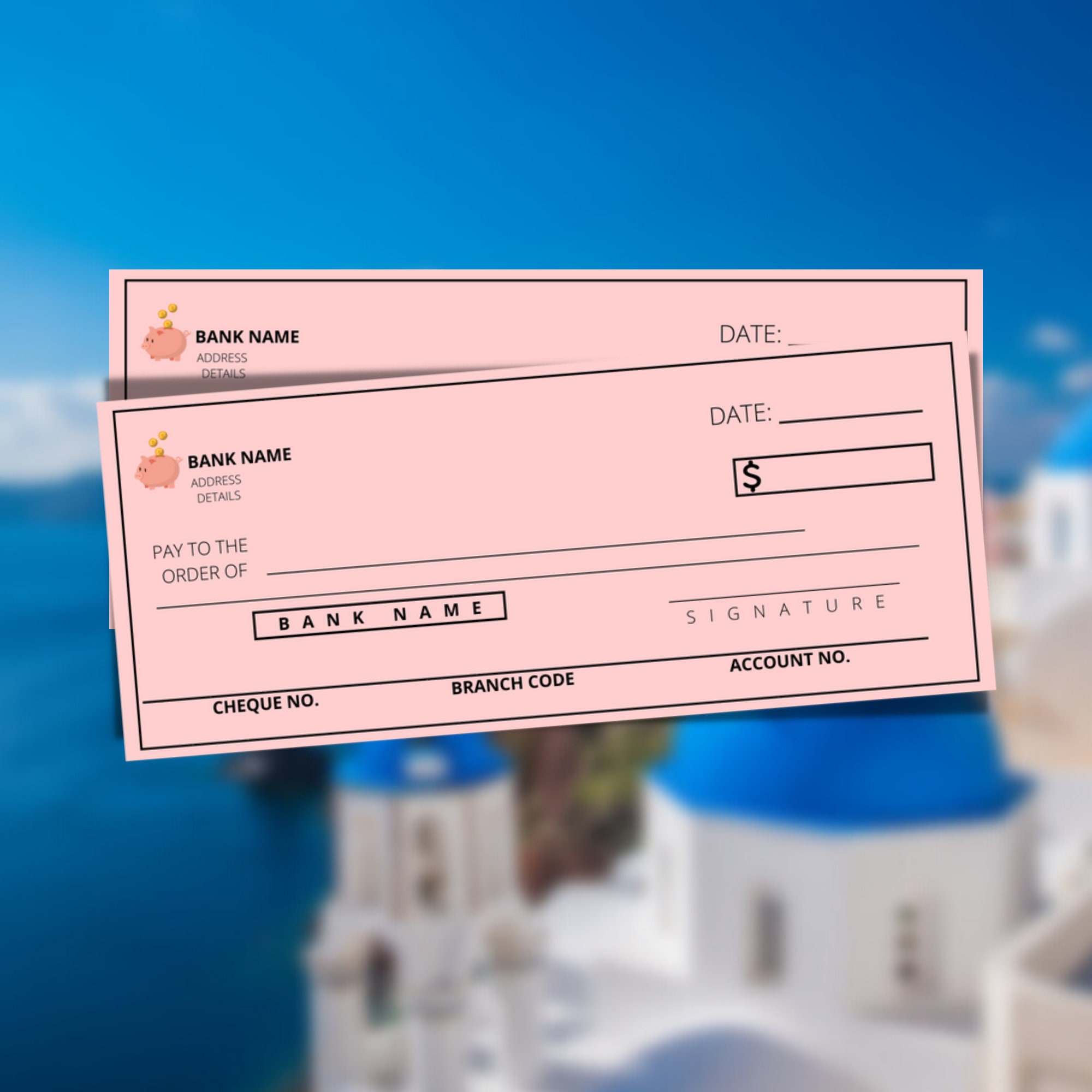 Blank Cheque Blank Checks Blank Check Template Svg Etsy UK