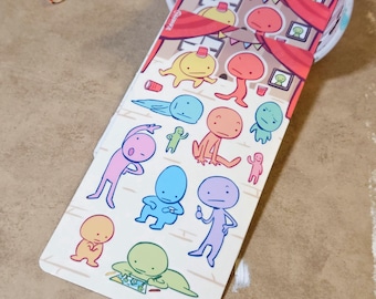 EPiC PARTY! glossy sticker sheet.
