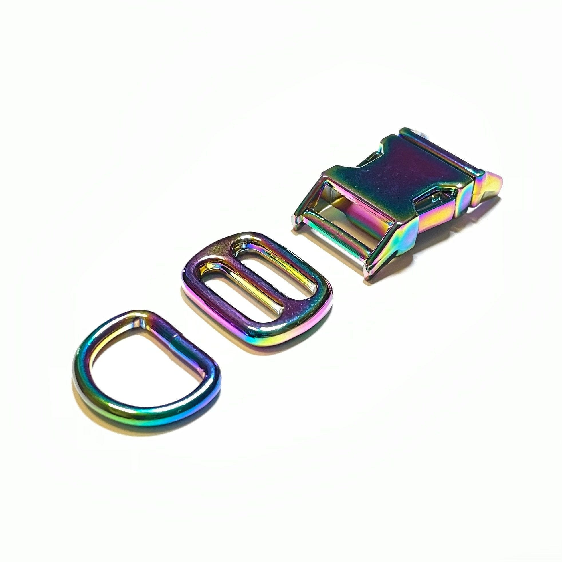 DIY Dog Collar Hardware Kit Metal Buckle Tri Glide and D Etsy