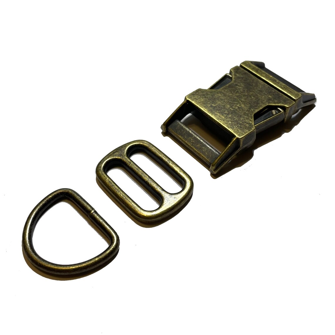 DIY Dog Collar Hardware Kit Metal Buckle Tri Glide and D Etsy