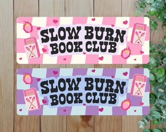 Bookmark: Book lover gift, Bookish accessories, Slow burn trope