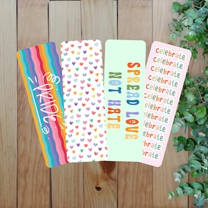 LGBTQ+ Pride Bookmark: Handmade Bookish Gift