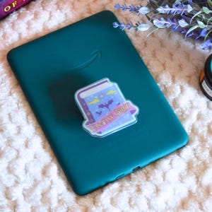 Fantasy Girlie Holographic Kindle Grip, Kindle Holder, E-reader Accessory