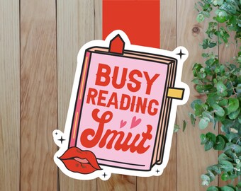 Magnetic Bookmark: Smut reader, Book Lover Gift