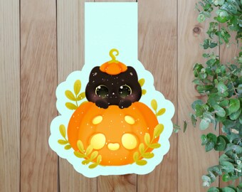 Magnetic Bookmark: Halloween Gift, Holographic, Bookish accessories