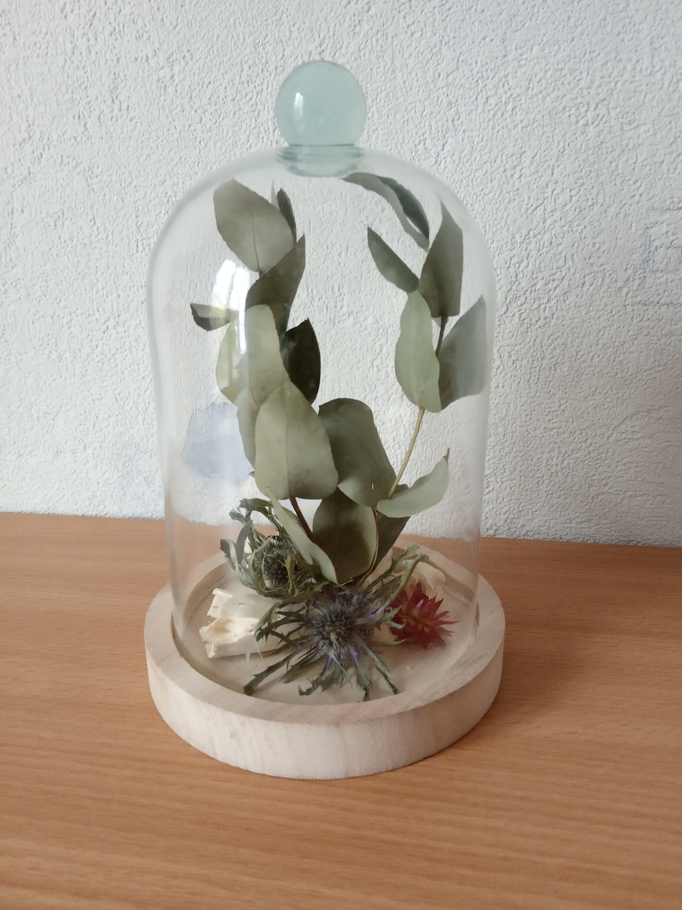 Cloche Fleurs Séchées