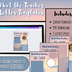 Meet the Teacher Letter Editable Template, Adventure Theme Classroom Decor