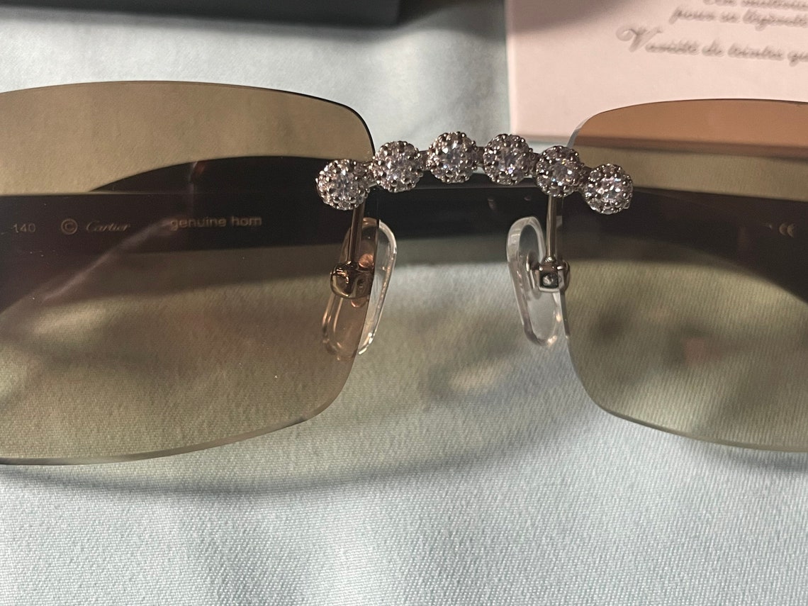 mens cartier buffalo glasses