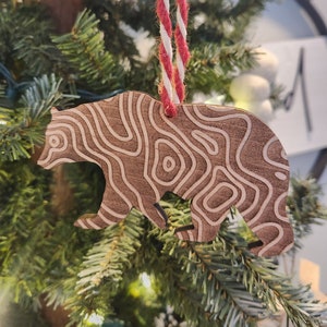 Bear & Fish Ornaments