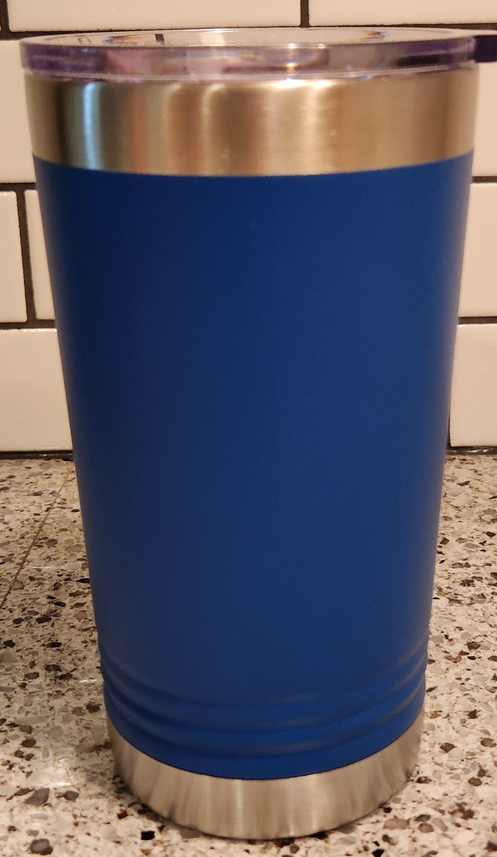 Personalized 16oz Stainless Steel Tumbler, Laser Engraved Tumbler ...