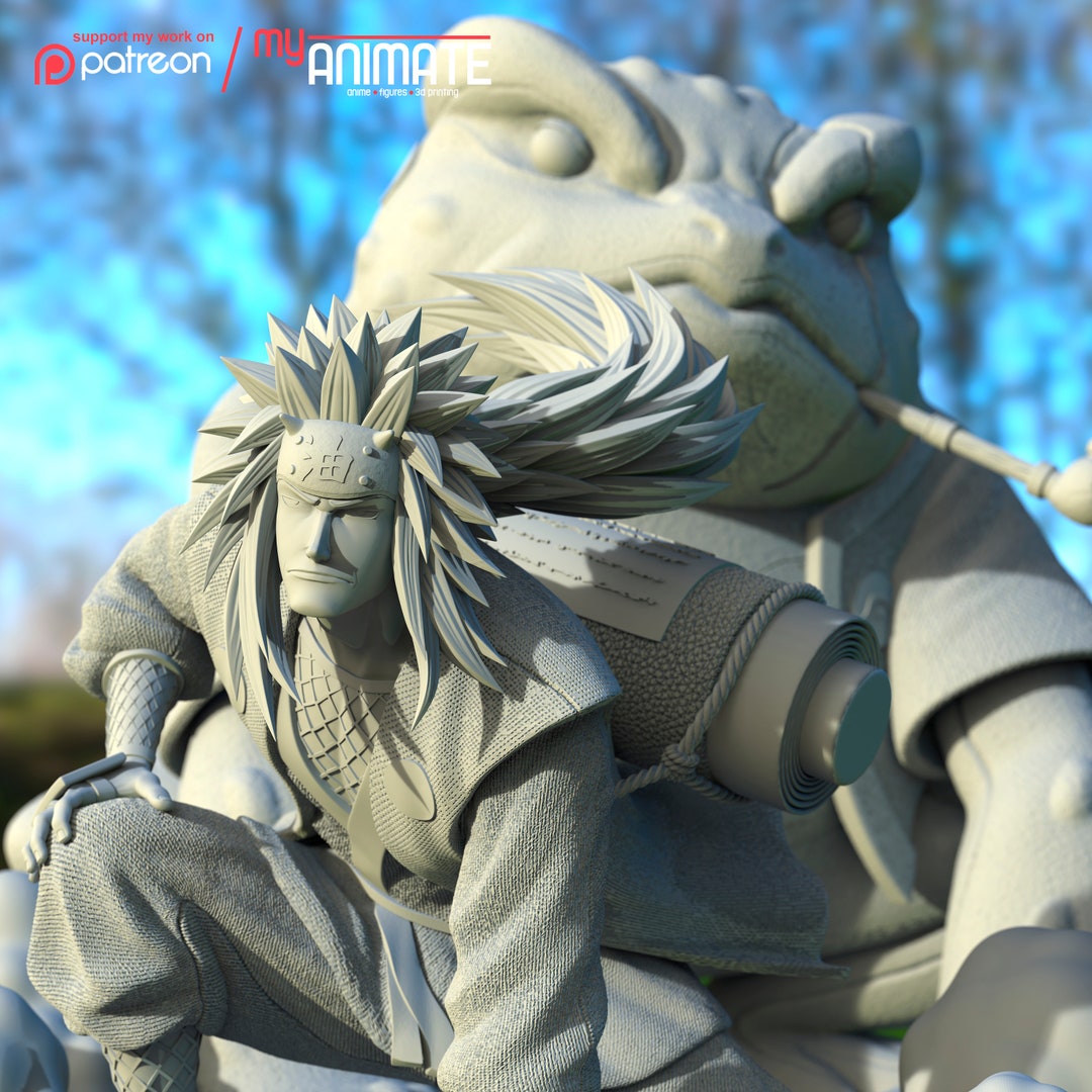 STL Naruto Jiraiya Gamabunta 3D Printing - Etsy