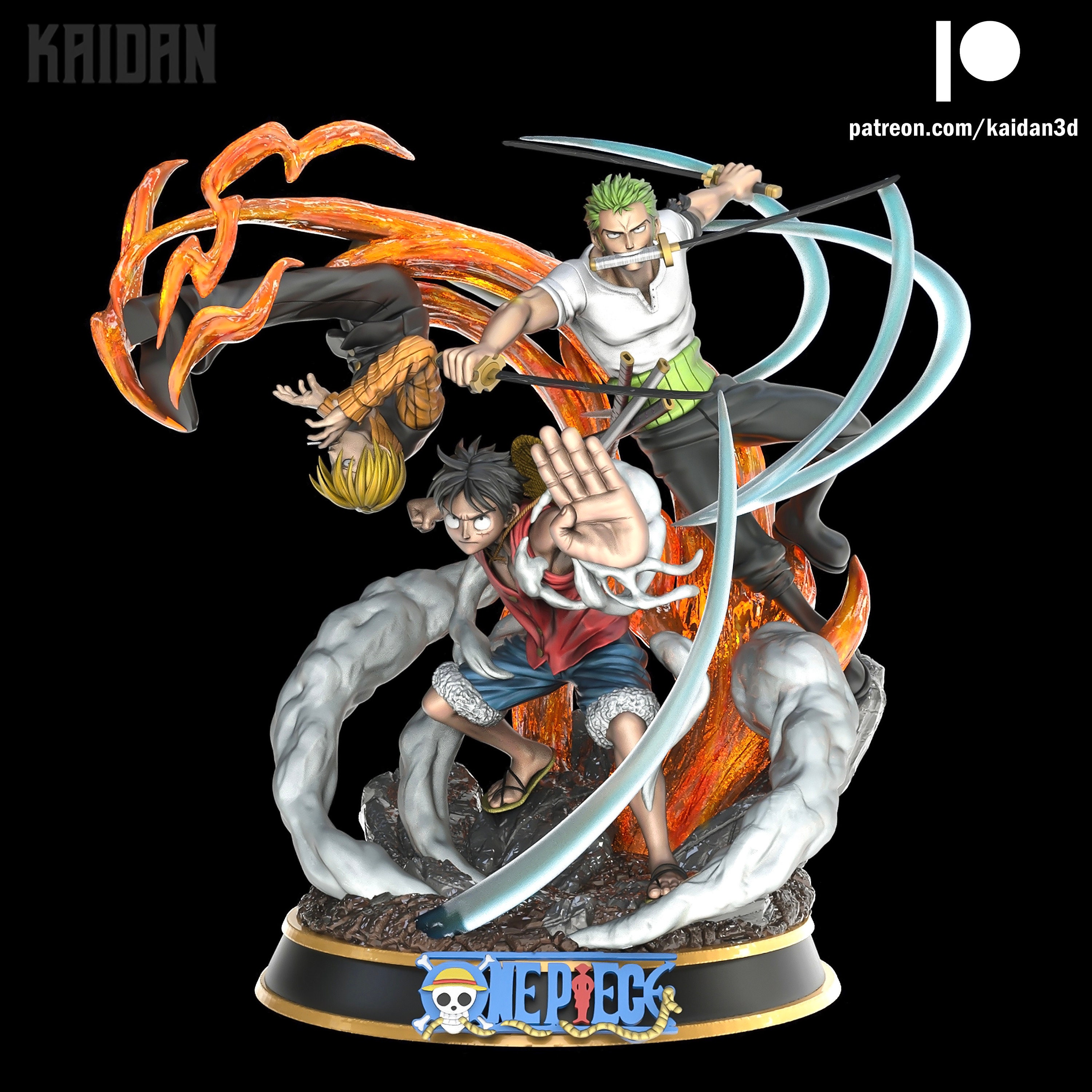 STL file Articulated Dragon - Kaido One Piece 🐉・3D printable