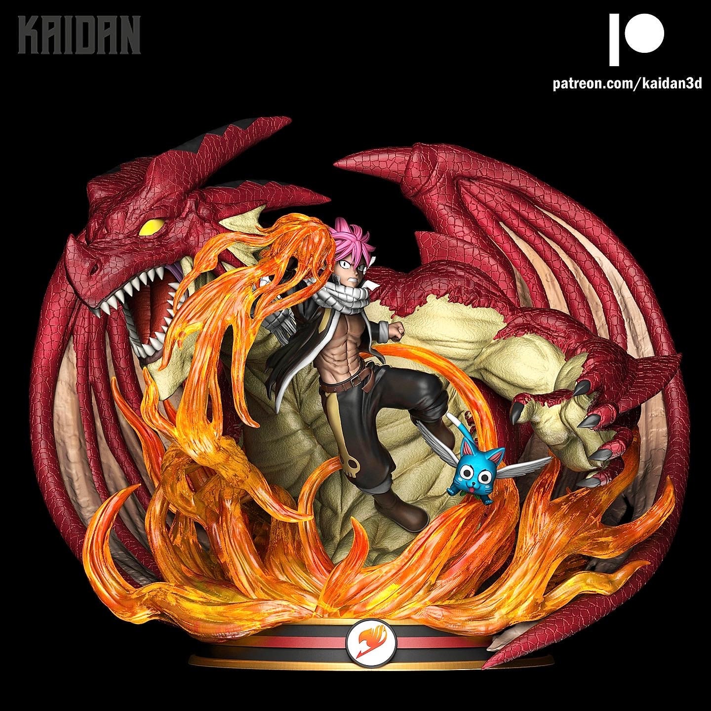 NatsuDragneel, anime, behind, dragneel, fairy, fire, glass, manga