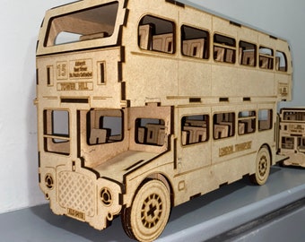 Large Double decker bus kit, self assembly, London bus