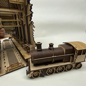 Book nook platform 9, Wizards express, laser cut Kit, gift for any occasion image 7