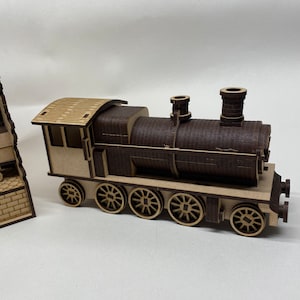 Book nook platform 9, Wizards express, laser cut Kit, gift for any occasion image 5