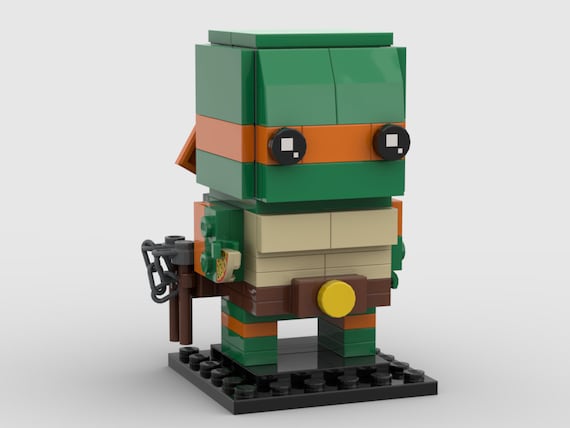 Michelangelo Turtle Legos Custom Teenage Mutant Ninja Turtles