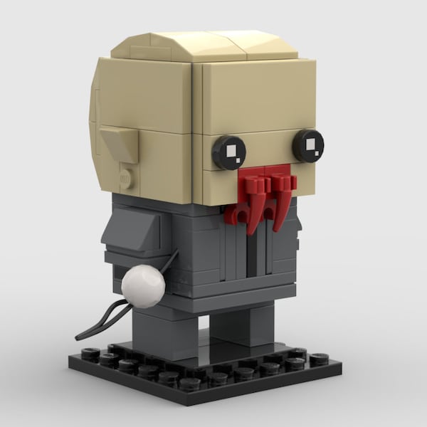 Custom "Dr Who" Ood BrickHeadz™ | Custom Kit made with genuine LEGO Bricks | PDF Instructions Included