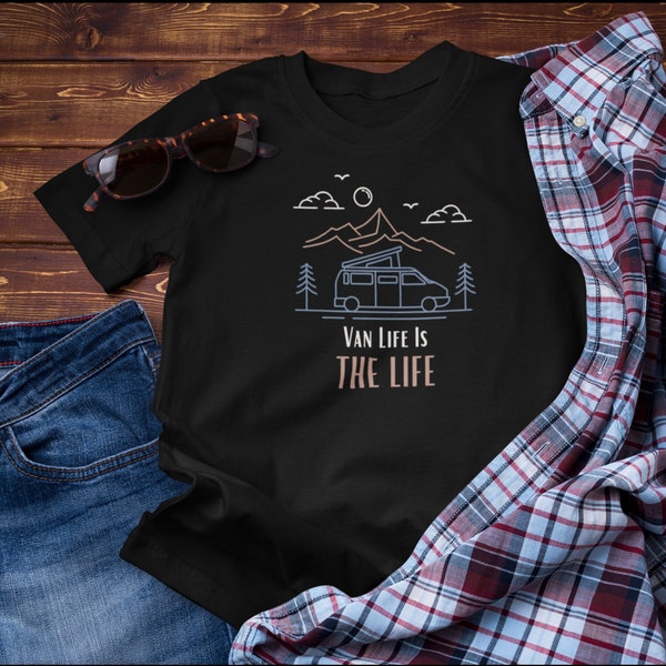 Van Life Shirt, Adventure Shirt, Camping Shirt, Outdoors Shirt, Home is Where You Park It Shirt