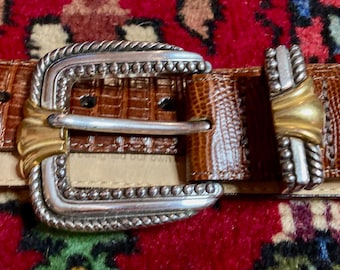 Vintage Brighton Museum Collection Leather Belt