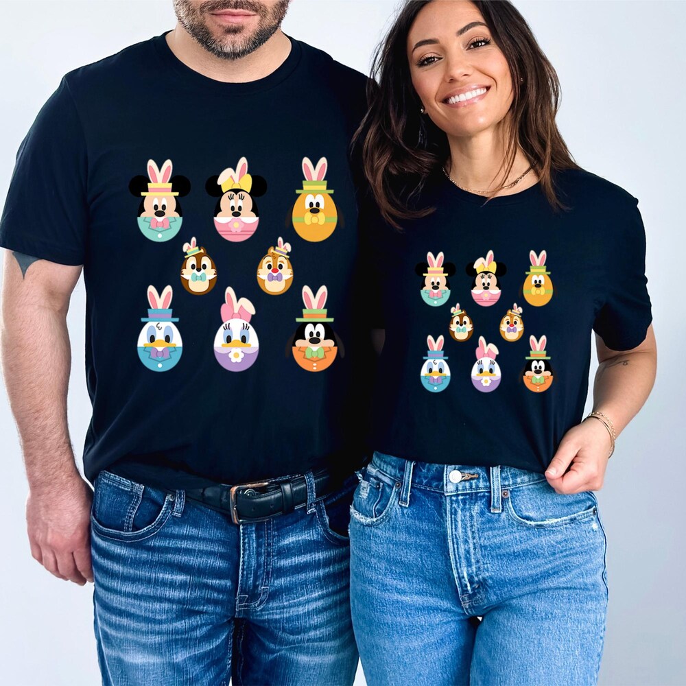 Disney Easter Egg Shirt, Disney Easter Day, Disney Characters Happy Easter Shirt, Disney Family Easter, Disneyland Easter 2025 Shirt Teeshirtsummer