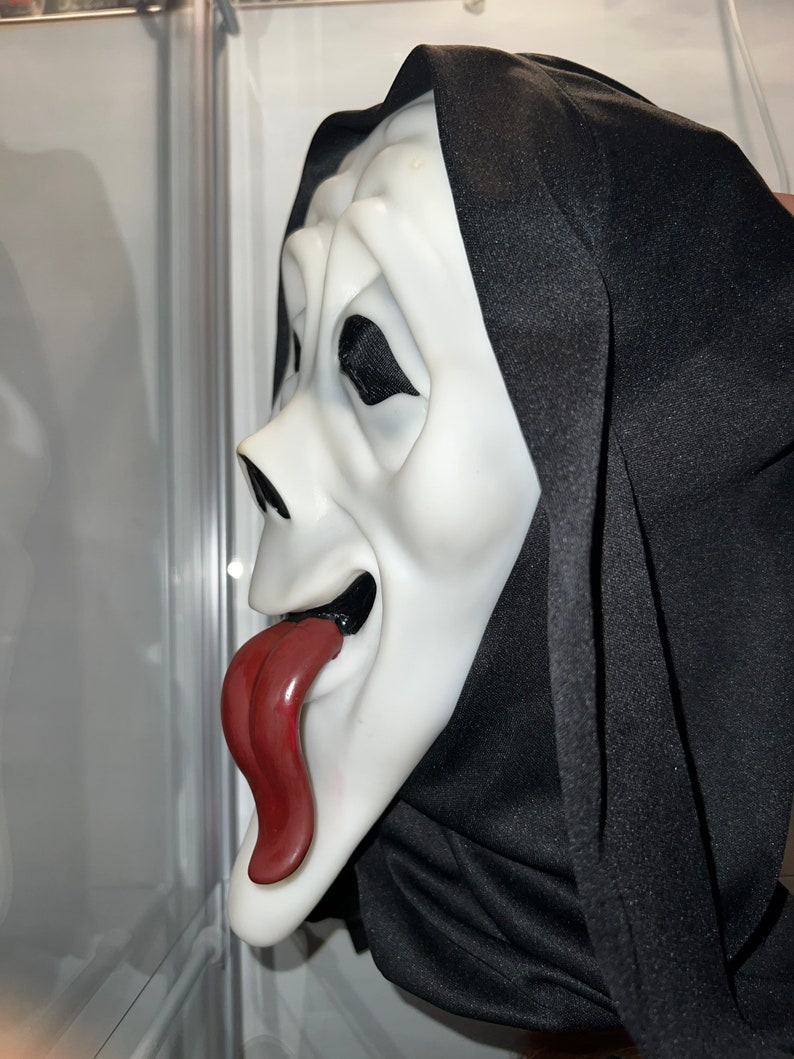 Scream Ghostface Scary Movie Wazzup Spoof Replica Mask With Etsy