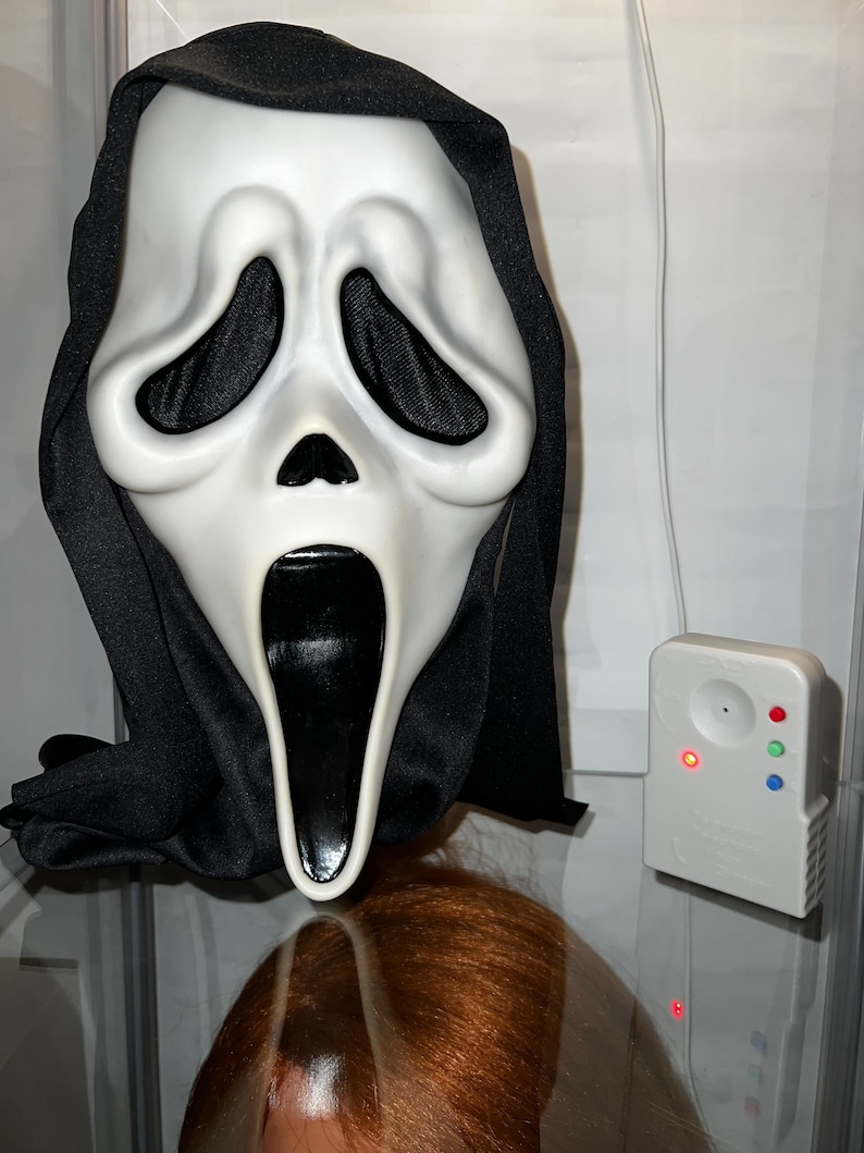 Scream Ghostface Replica Mask With Replica Working Voice Etsy