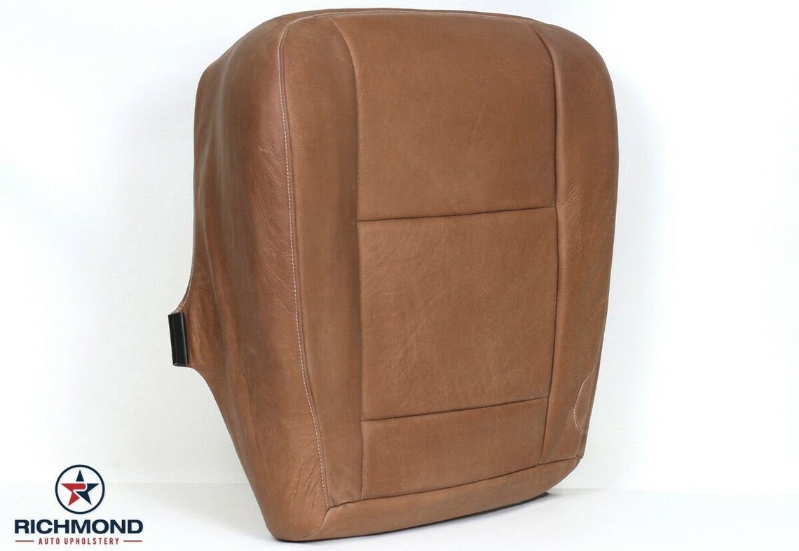 thumbnail interactive-video image 1 of Texan Genuine Leather Driver Side Bottom Seat Cover For Ford F250 King Ranch (2003-2007) 1 of 6