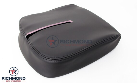 Center Console Cover For 2007-2014 Chevy Silverado – Ebony Black Vinyl, Bucket Seats